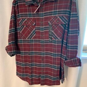 Mens Banana Republic Flannel - large - NWT